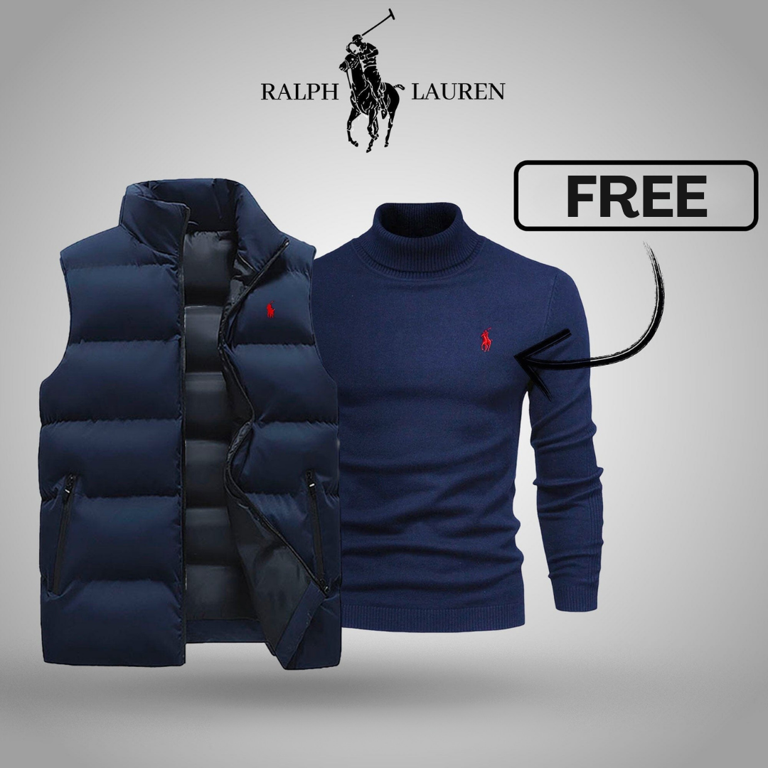 RALPH LAUREN WAISTCOAT + FREE SWEATER (CLEARENCE)