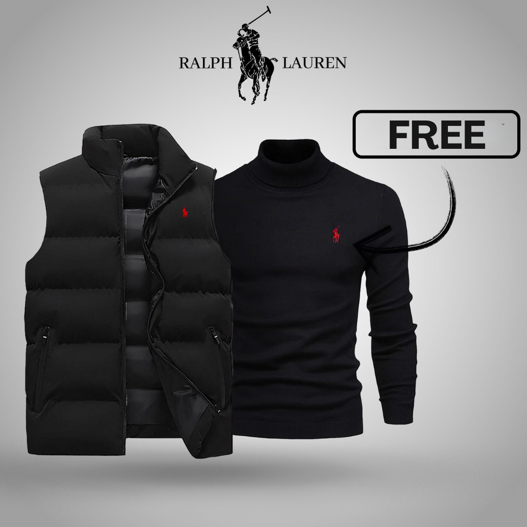 RALPH LAUREN WAISTCOAT + FREE SWEATER (CLEARENCE)
